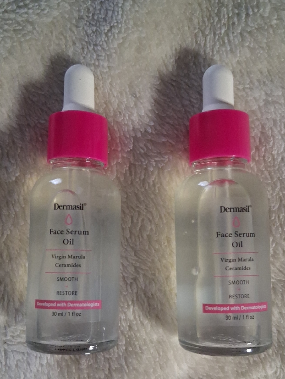 2 NEW DERMASIL FACE SERUM OILS